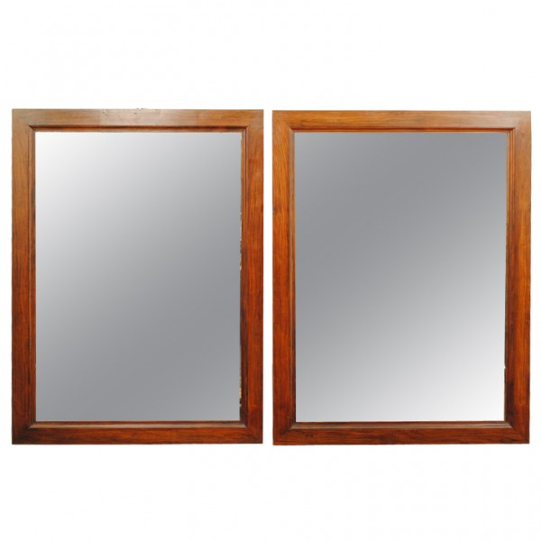Pair of Rosewood Mirrors