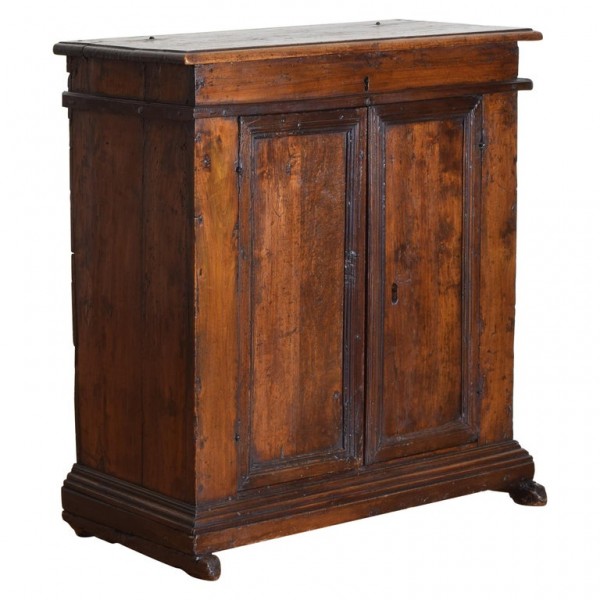 Walnut Flip Top 2-Door Credenza/Cabinet