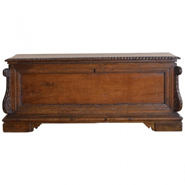 Carved Walnut Cassone