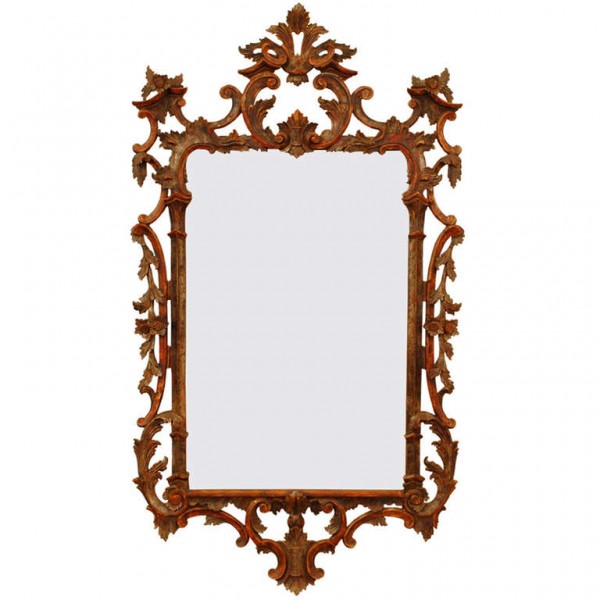 Silver Gilt Mirror