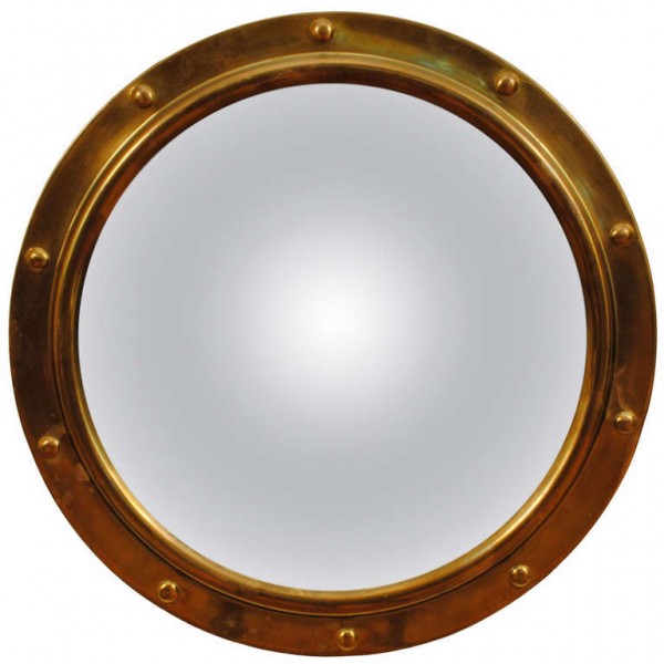 Brass Circular Mirror