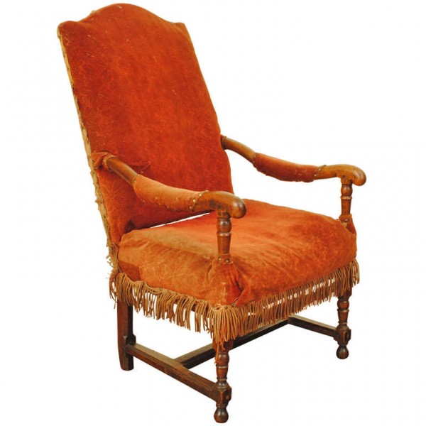 Walnut Fauteuil