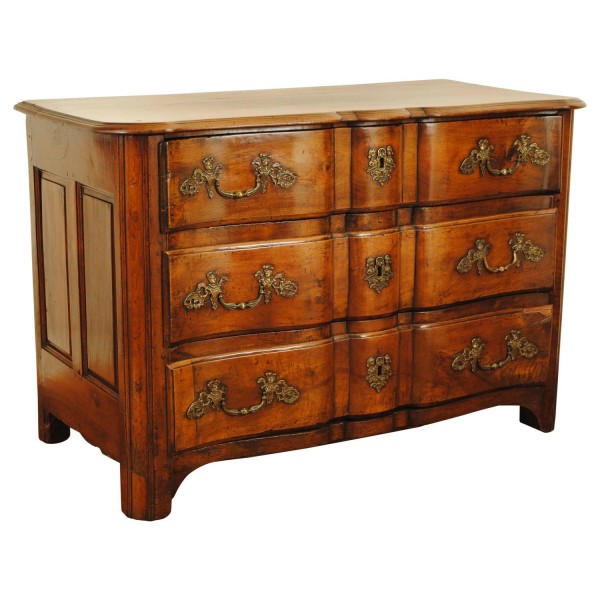 Carved Walnut Commode