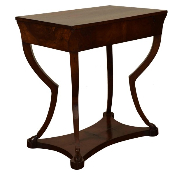 Walnut 1-Drawer Center Table