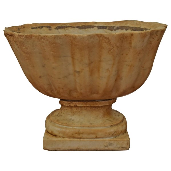 Carved Marble Acquasantiera