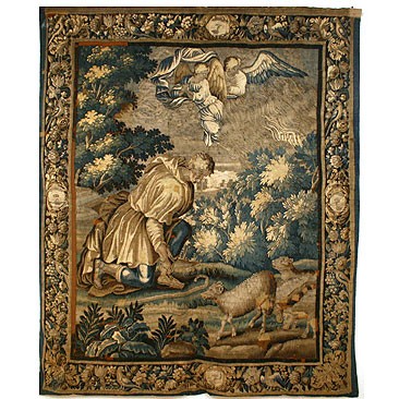 Tapestry Depicting Moses and the Burning Bush