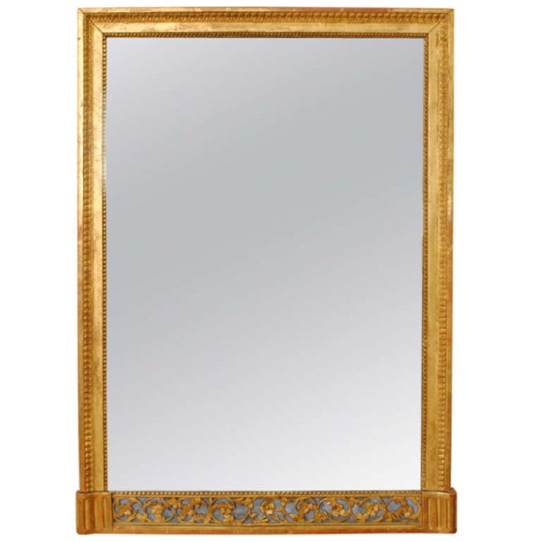 Giltwood and Painted Mirror