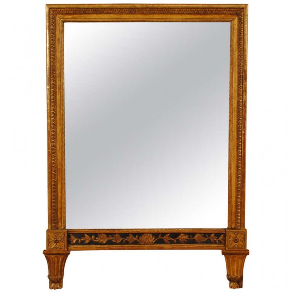 Giltwood and Painted Mirror