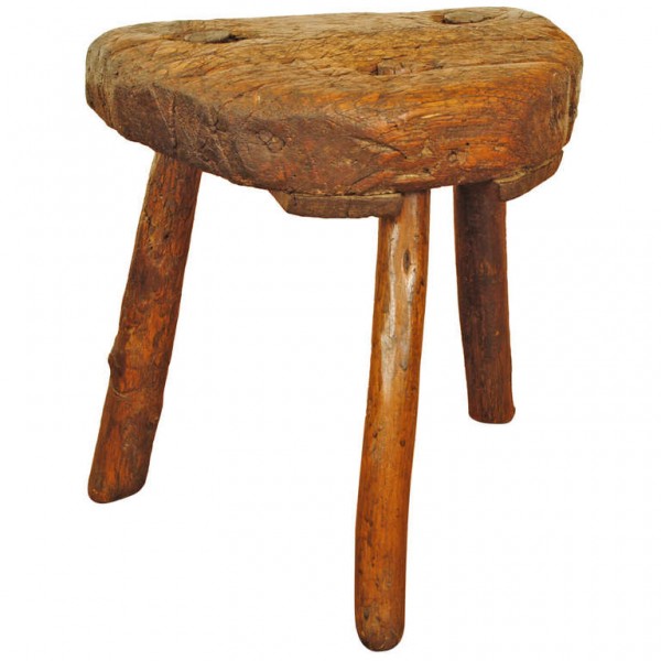 Rustic Pinewood Stool or Table
