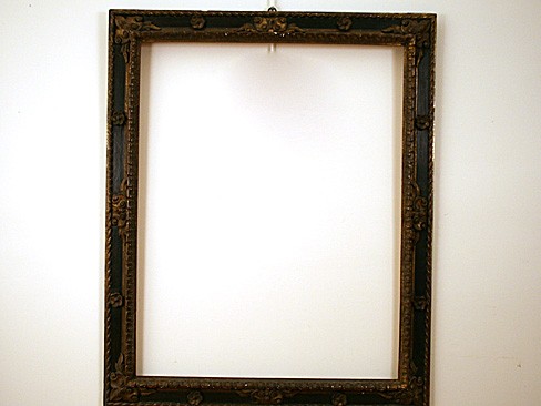 Silver Gilt and Ebonized Frame