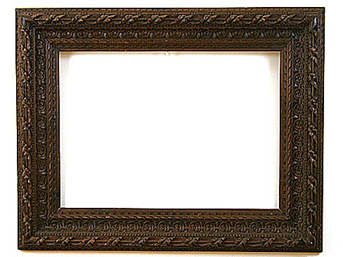 Highly Carved Walnut Frame