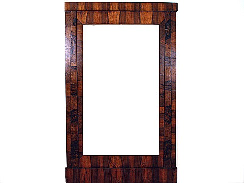 Veneered Walnut Mirror