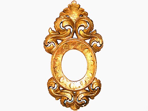 Small Oval Giltwood Frame