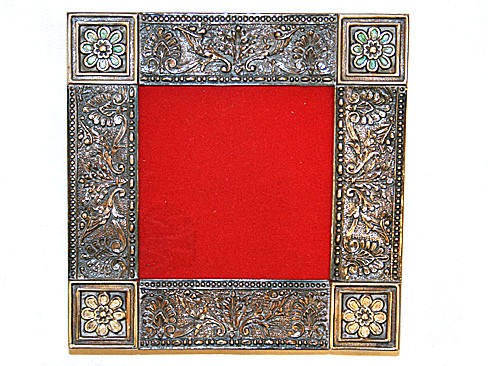 Silver and Enamel Picture Frame