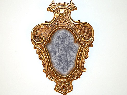 Giltwood Mirror with Lion Mask