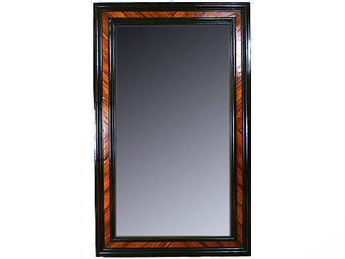 Walnut and Ebonized Large Frame