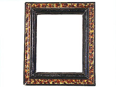 Faux Tortoise Painted Frame