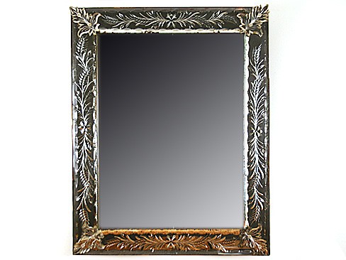 Reverse Etched Glass Mirror