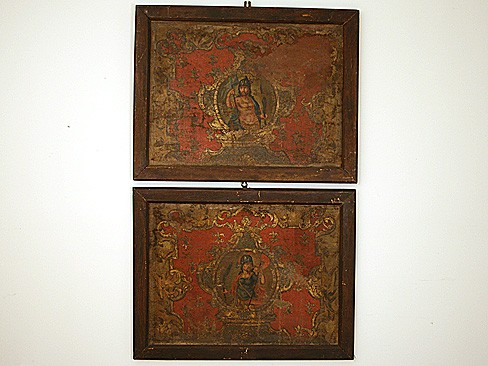 Pair of Armorial Paintings