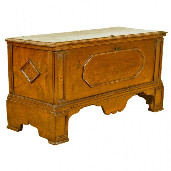 Pinewood Cassone on Raised Bracket Feet