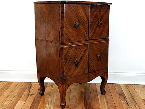 Walnut Four-Door Commodino