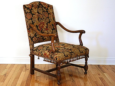 Provincial Walnut Bergere