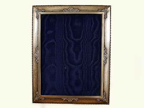 Sterling Silver Basket Weave Picture Frame