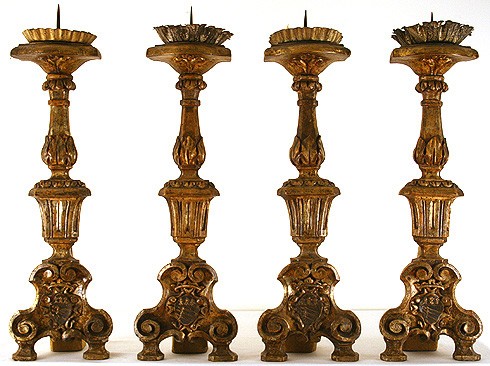 Set of 4 Torcheres 