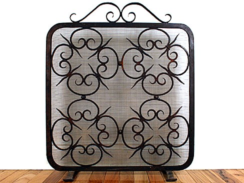 Wrought Iron Firescreen