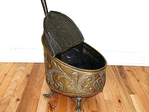 Brass Coal Skuttle