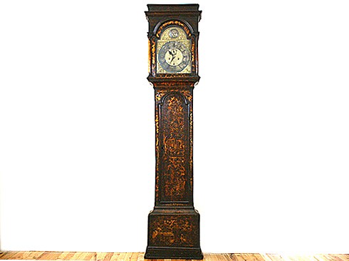 Japanned Tall Case Clock