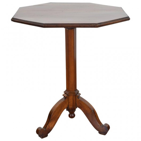Walnut Octagonal Table