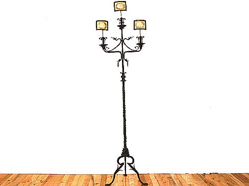 Wrought Iron Floor Lamp