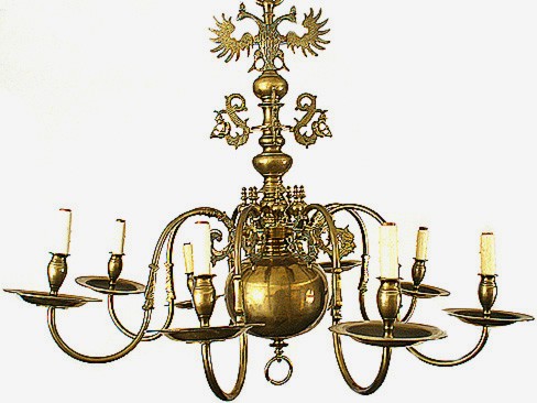 Bronze 8-Light Chandelier