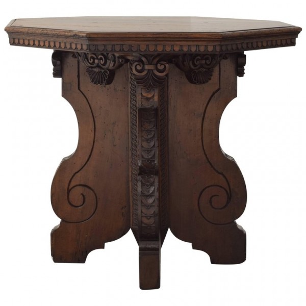 Walnut Octagonal Centre Table