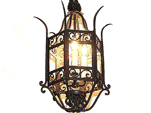 Wrought Iron Lantern