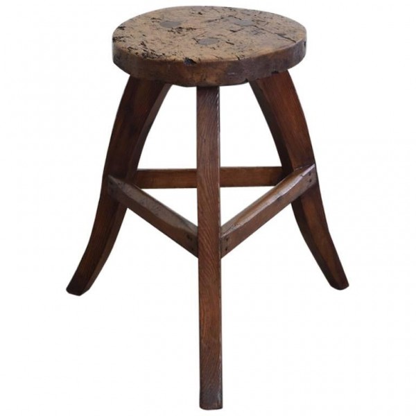 Low Stool or Table in Pinewood