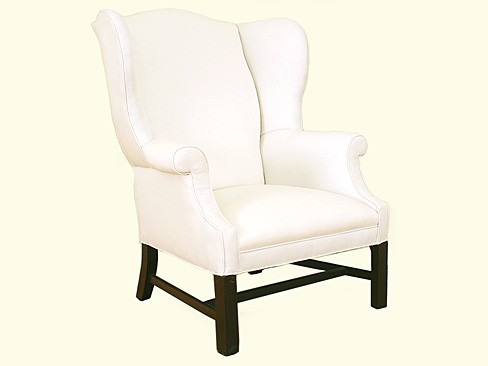 Mahogany Wing Chair