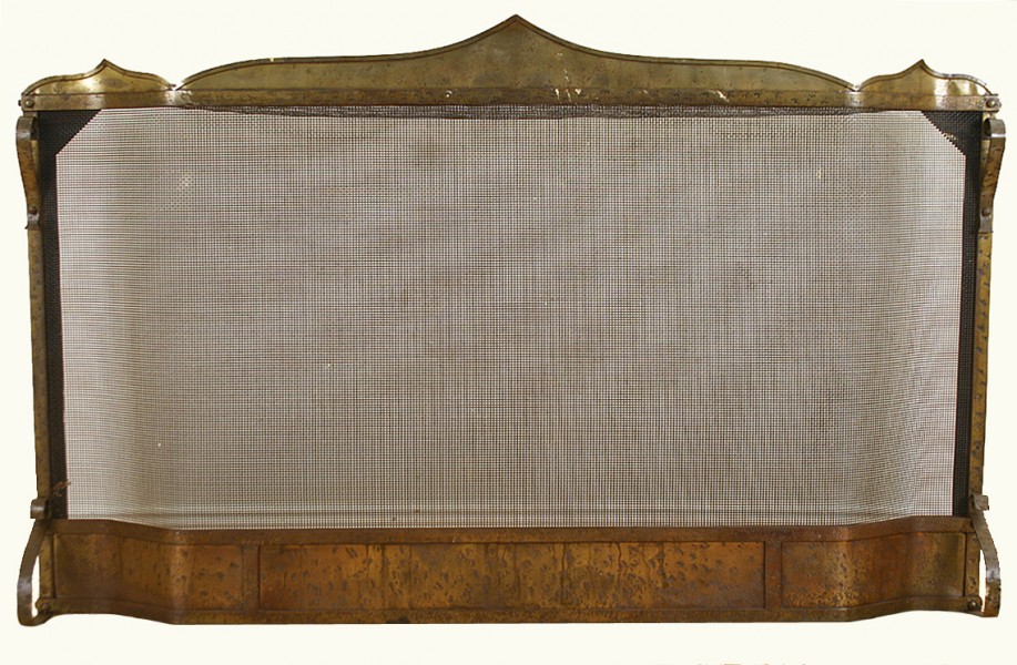 Polished Steel Firescreen