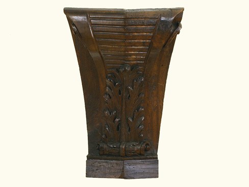 Carved Walnut Fragment