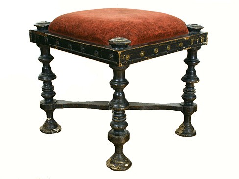 Carved Wood and Gesso Bench