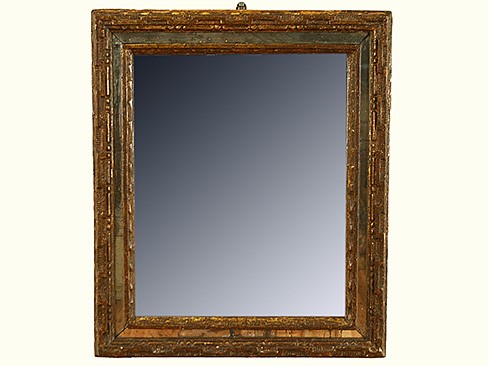 Carved Giltwood Small Mirror