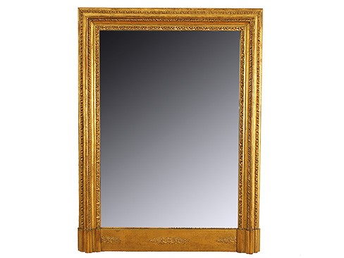 Carved and Giltwood Mirror