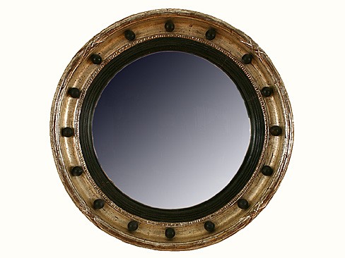 Silver-Gilt Bullseye Mirror