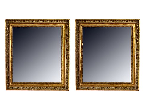 Pair of Giltwood and Gilt Gesso Frames