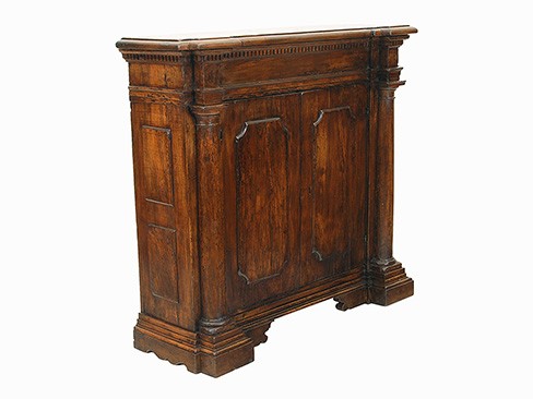 Walnut 2-Door Credenza