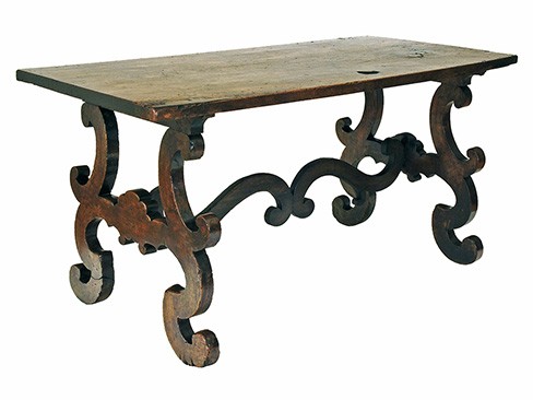 Walnut Trestle Table