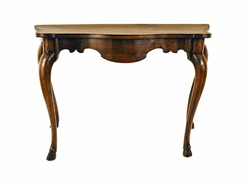 Carved Walnut Console