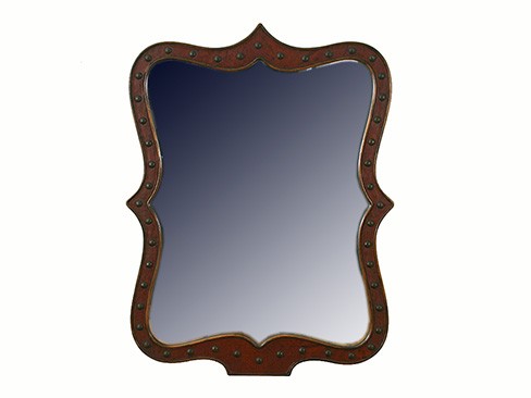 Leather Embossed Mirror