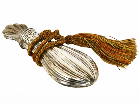 Sterling Silver Flask with Tassel